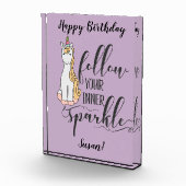 Unicorn Folgen Sie dem Party Ihres inneren Sparkel Fotoblock (Rechts)