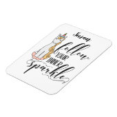 Unicorn Folgen Sie dem Party Ihres inneren Sparkel Magnet (Linke Seite)