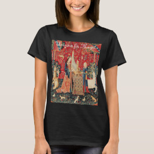 UNICORN FOR MAGIC LADY PLAYER ORGAN Red Green T-Shirt