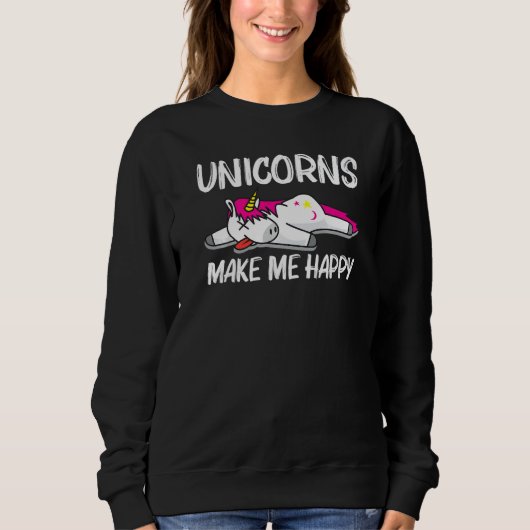Unicorn For Men Women Mythical Creature Sweatshirt (Vorderseite)