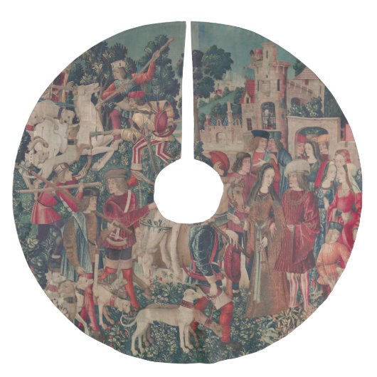 Unicorn Funivia Orselina-Cardada Erholung Locarno Polyester Weihnachtsbaumdecke (Vorderseite)