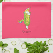 Unicorn Funny Corn Küche Handtuch (Gefaltet)