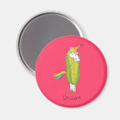 Unicorn Funny Corn Magnet (Vorderseite/Rückseite)