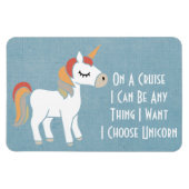 Unicorn Funny Cruise Ship Kabine Stateroom Tür Magnet (Horizontal)