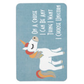 Unicorn Funny Cruise Ship Kabine Stateroom Tür Magnet (Vertikal)