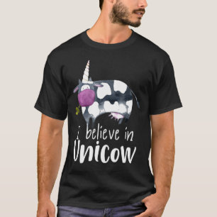Unicorn Funny Kuh Ich glaube an Unicow T-Shirt