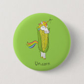 Unicorn Funny Mais Button Button (Vorderseite)