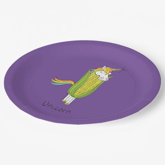 Unicorn Funny Mais Paper Teller (Schrägansicht)