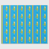 Unicorn Funny Mais Wrapping Paper Geschenkpapier (Flach)