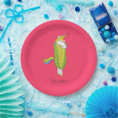 Unicorn Funny Niedlich Kids Pappteller (Party)