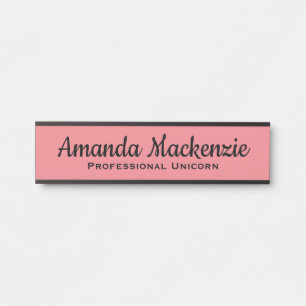 Unicorn Funny Office Türe Signieren für sie Türschild