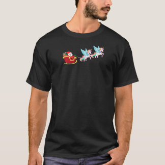 Unicorn Funny Xmas Kirche von Mario Botta auf dem  T-Shirt