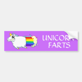Unicorn-Furz-Autoaufkleber Autoaufkleber