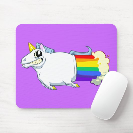 Unicorn-Furzen Mousepad (Mit Mouse)