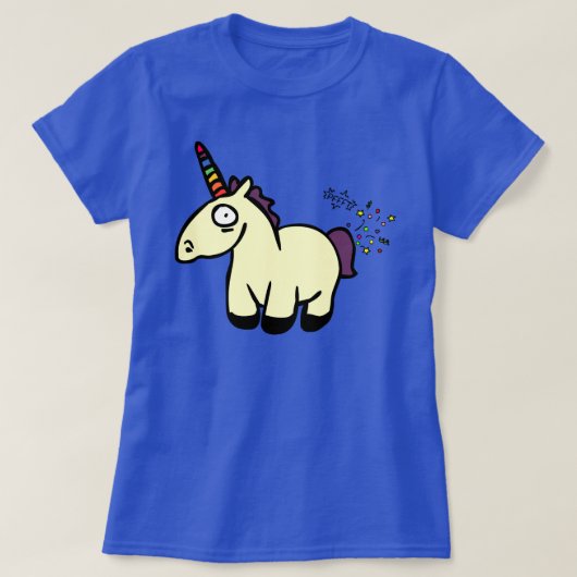 Unicorn-Furzen T-Shirt (Design vorne)