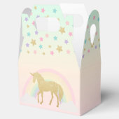 Unicorn Gable Favor Box Geschenkschachtel (Geöffnet)