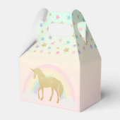 Unicorn Gable Favor Box Geschenkschachtel (Vorderseite)