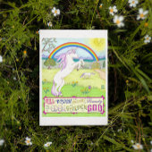 Unicorn Garden of God Inspiration Postcard Postkarte