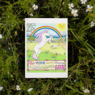 Unicorn Garden of God Inspiration Postcard Postkarte