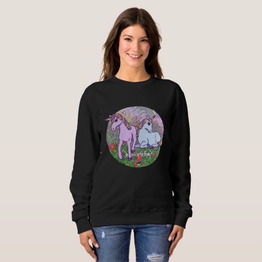 Unicorn Garden Sweatshirt (Vorne ganz)