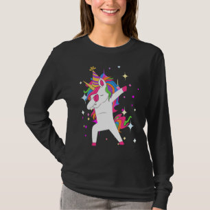 Unicorn Geburtstag Niedlich Dab Dancing Unicorns M T-Shirt