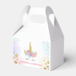 Unicorn Geburtstag Party Gefallen Box Magical Pink Geschenkschachtel