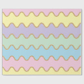 Unicorn Geburtstagsmuster Geschenkpapier (Flach)