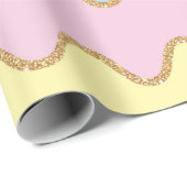 Unicorn Geburtstagsmuster Geschenkpapier (Rolleneckpunkt)