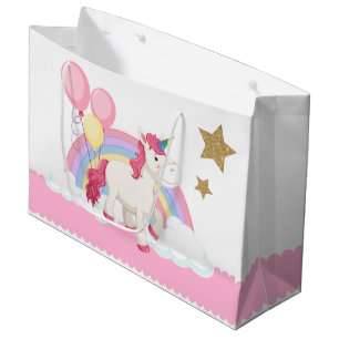 Unicorn Geburtstagsparty Große Geschenktasche Geschenktüte