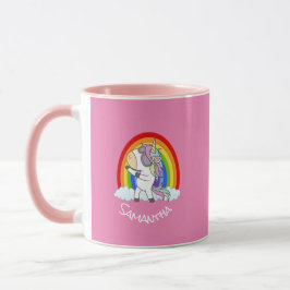 Unicorn Geburtstagsparty Pink Tasse