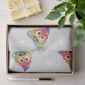 Unicorn gekackt farbiges Muster Seidenpapier (Geschenk)