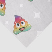 Unicorn gekackt farbiges Muster Seidenpapier (Ausschnitt)