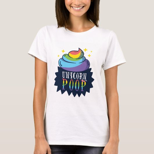 Unicorn-Gekackt T-Shirts (Vorderseite)