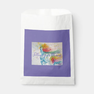 Unicorn Gemälde Befolgen Sie Ihre Träume Wasserfar Geschenktütchen