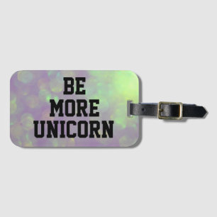 Unicorn Gepäckanhänger mit leuchtenden Einhornfarb