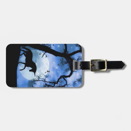 Unicorn-Gepäckmarke Gepäckanhänger (Vorderseite horizontal)