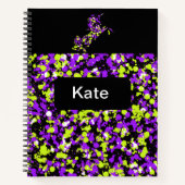 Unicorn geplatzierte Farbe Notizblock (Vorderseite)