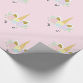 Unicorn Geschenkpapier (Ecke)