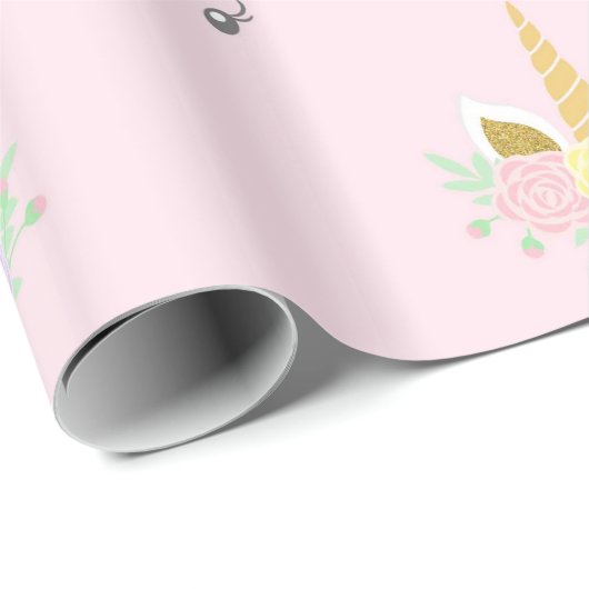 Unicorn Geschenkpapier (Rolleneckpunkt)