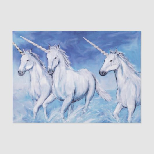 Unicorn Geschenkpapier Seidenpapier (Vorderseite)