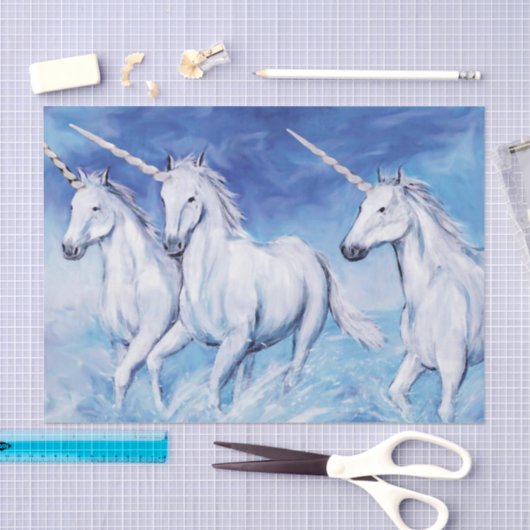 Unicorn Geschenkpapier Seidenpapier (Handwerk)