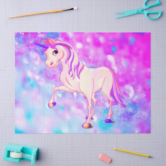 Unicorn Geschenkpapier Seidenpapier (Basteln)