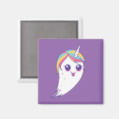 Unicorn Ghost Magnet (Vorderseite/Rückseite)