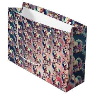 Unicorn Gift Bag Große Geschenktüte