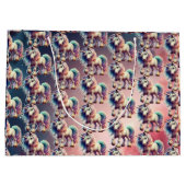 Unicorn Gift Bag Große Geschenktüte (Rückseite)