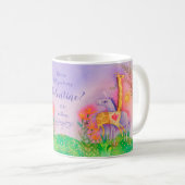 Unicorn-Giraffen-Safari-LiebeValentines Kaffeetasse (VorderseiteRechts)