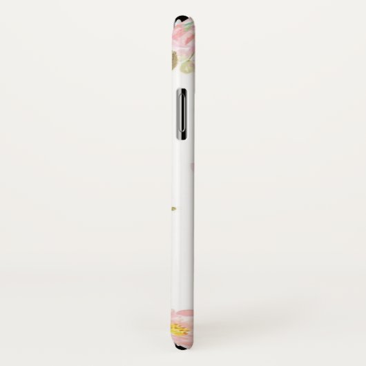 Unicorn Girl Monogram iPhone X Case (Hinten/Rechts)