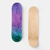 Unicorn Girls Glitzer #10 #shiny Skateboard (Vorderseite)
