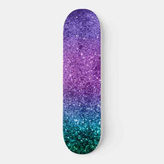 Unicorn Girls Glitzer #10 #shiny Skateboard (Vorderseite)