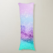 Unicorn Girls Glitzer #14 #shiny #decor #art Seitenschläferkissen (Vorderseite Vertikal)